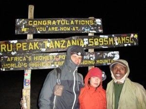Kilimanjaro. En la cima
