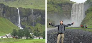 Islandia. Cascada de Skógafoss