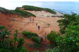 Isla de Dominica. Red Rocks
