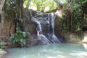 Isla de Santa Lucía. La Tille Falls