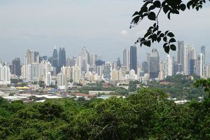 Panamá y Costa Rica. Panamá City Skyline