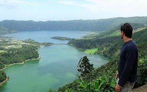 Azores. Sete cidades. En Sao Miguel