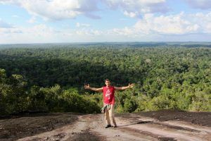 Guayana francesa lugares. Vistas desde inselberg