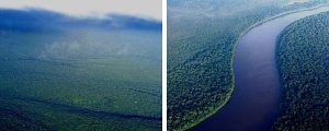 Kaieteur Falls. Vistas desde el avión