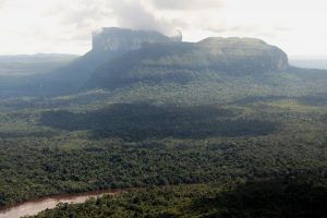 Salto del Ángel. Vistas desde el avión