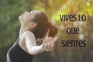 Vives lo que sientes, tercera ley de la experiencia humana