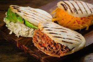 Las arepas, típicamente venezolanas