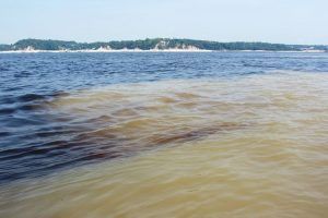 Cruzamento das aguas, en Manaos