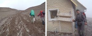 Subiendo la refugio del Cotopaxi