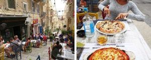Comiendo en la Valeta