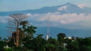 El magnifico pico Basilé, cerca de Malabo