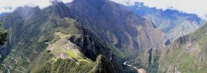 Vistas del Machu Picchu desde el Wayna Picchu
