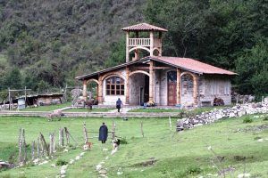 Refugio de la tercera noche del trekking Santa Cruz