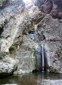 La cascada del barranco del Infierno