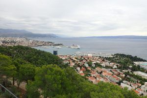 Vistas de Split desde mirador Telegrin