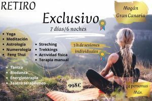 Retiro en Gran Canaria en Mogán 1 semana